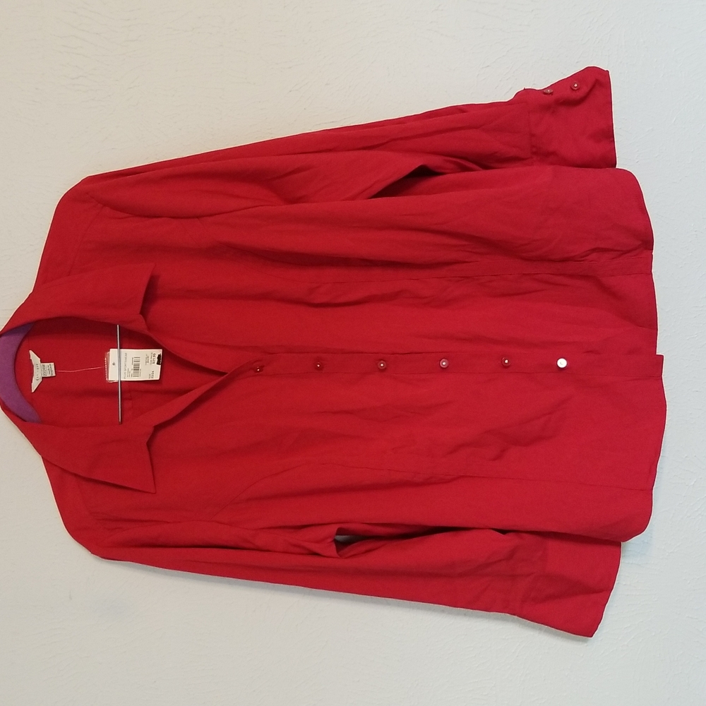 Red Collard Shirt